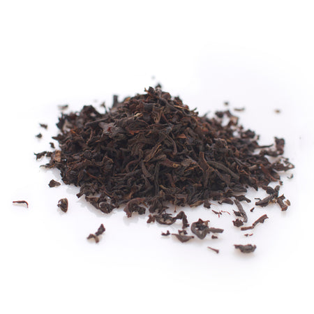 Black leaf tea: Flowery Orange Pekoe. Organic.