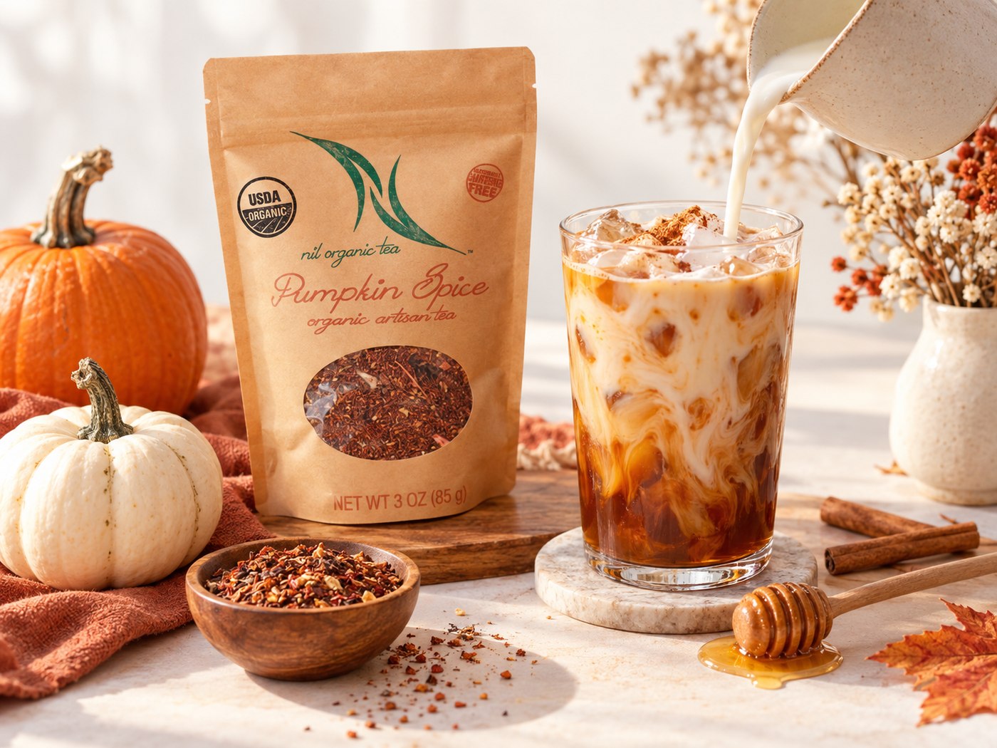 Pumpkin Spice Iced