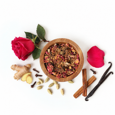 Rose Cardamom Chai